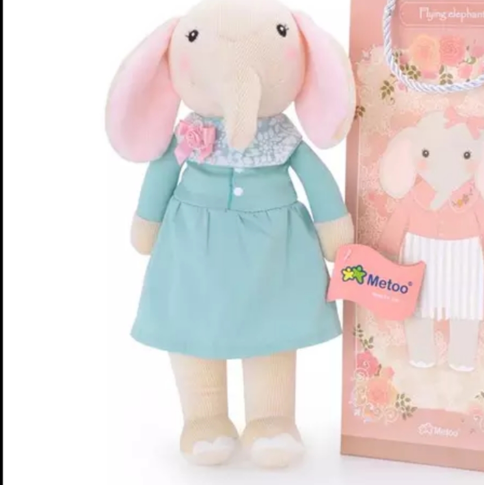 ⭐Meetoo stuffed elephant NWT safe for baby